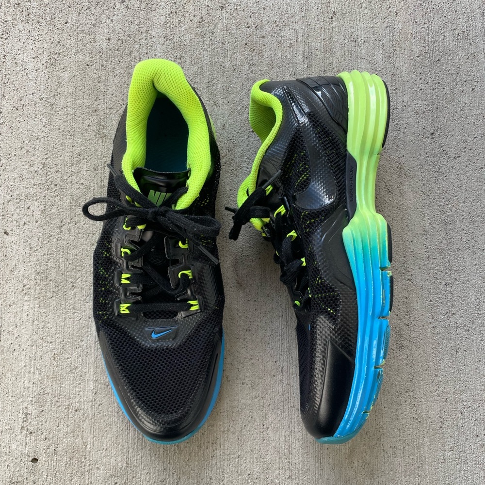 Nike Lunar TR1 Black Volt Athletic Running size 11